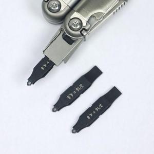 레더맨 플랫 드라이버용 3PCS 유리 브레이커 비트 세트, 텅스텐 카바이드 유리 파괴 팁 + 3/16 플랫 헤드 (S2 스틸)