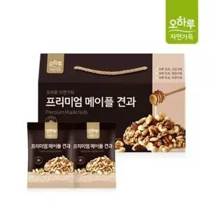[오하루] 프리미엄 메이플 견과 24포