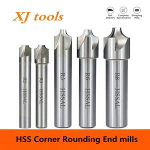 R1-R12.5mm HSS 코너 라운드 엔드 밀 볼 노즈 오목 반경 밀링 커터 R2 R3 R4 R5 R6 R7 R8 R9 24 플루트