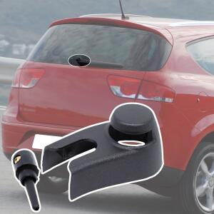 Seat Altea 4 XL Stationwagon Freetrack 2004 - 후면 유리 와셔 제트 와이퍼 암 노즐 로커 볼트 캡 커버
