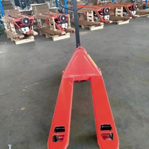 휴대용 수동 핸드 포크리프트 팔레트 적재 트럭 2000kg 나일론 휠