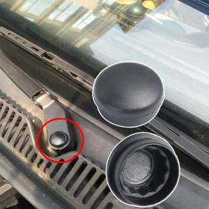 VW Transporter T6 T4 T5 2000 - EuroVan Caravee Vanagon 용 전면 와이퍼 암 너트 캡 볼트 로커 커버