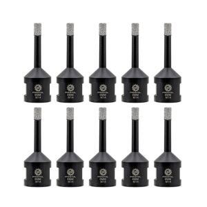 FOCSTOL 5pcs 세트 직경 6/8/10mm 다이아몬드 드릴 코어 비트 타일 구멍 톱 드릴 타일 세라믹 대리석 화강암 M14 스레드 코어 비트