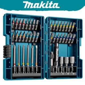 Makita B-55697 전동 스크루드라이버 비트 세트, 컬러 코드 크로스 플라워 타입 육각 소켓 비트, 전동 공구 부착물, 43