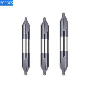 HRC58 텅스텐 강철 센터 드릴 60도 초경 스폿 드릴 0.4 0.5 1 2.0 2.5mm 6mm 더블 헤드 금속 드릴 비트 CNC 도구