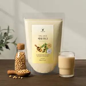 [가루선생] 타먹는 생두유 백태 500g 국산 대두 수제두유