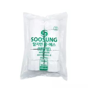 수성 탈지면 롤-에스 덴탈형 10mm x 30mm 1봉 (20개입x10개)