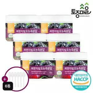 고창 복분자발효농축분말(6통,스푼6개,싱글구성)