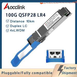 100GBASE-LR4 QSFP28 1310nm 광 트랜시버 모듈 LWDM4 싱글모드 듀플렉스 LC 멜라녹스 네트워크 카드용 지원