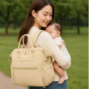 기저귀가방 백팩 육아 외출 수납 보냉 방수 유모차걸이 출산 준비