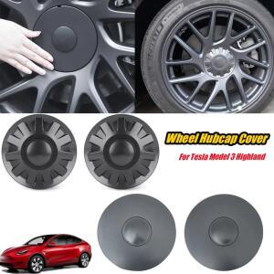 호환 Model 3 스냅온 설치용 4PCS 휠 Hubcap 커버 재료 풀 림 커버 액세서리