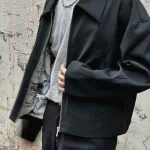 남자정장재킷 정장 자켓 빈티지 수묵 코트 봄가을 칼라 재킷 루즈핏 캐주얼 상의 원템3