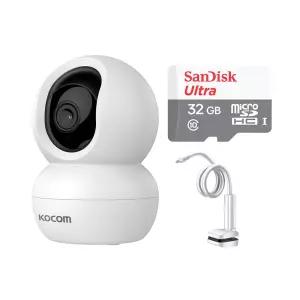 코콤 KTC-Z30 홈캠+32GB+자바라 거치대 300만화소 홈카메라 세트