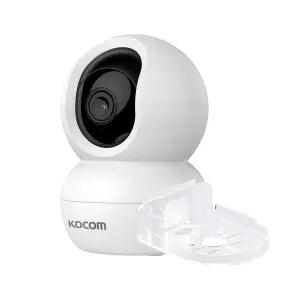 코콤 KTC-Z30 홈캠+투명 무타공 거치대 300만화소 국산서버 가정용 CCTV 세트