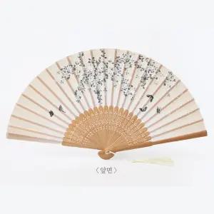 수묵화 전통부채 인사동 화접도 선물 기념품 인스타그램부채 부채제작 행사용 부체