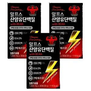 [단비] 알프스산양유 단백질 30정 x 3개