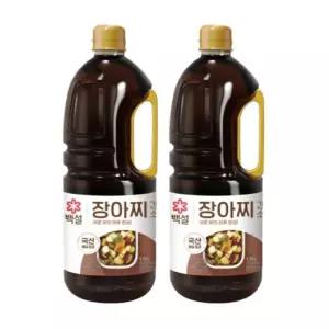 CJ제일제당 백설 장아찌 간장소스 1.75L 2개