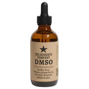 굿바이 컴퍼니 DMSO - 99.99 순수 디메틸 설폭사이드 용매 국제 실험실 등급 순도 사실상 무취 수작업 소규모 배치 4.25온스 앰버 유리병 및 드로퍼 포함