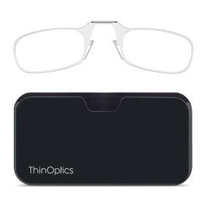 THINOPTICS 남녀 프레임 44MM 독서 포드 안경 공용 00 강도 리더 블랙 프레임 케이스 케이스 투명 유니버설