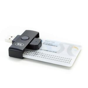 CNS CRS 스마트 스몰 컴팩트 디지털 시그니처 ACS USB 카드 블랙용 포켓메이트 N1 리더 라이터 ACR38U