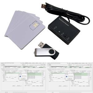 MCR3516 SIM LTE 소프트웨어 나노 라이터 블랭크 WCDMA 4FF 3FF 4G 5PCS SIM 프로그래머블 USIM 개인화 카드 2FF 리더 GSM 미니 마이크로