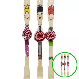 MF09 카네이션 만들기 키트 10인 어버이날 대나무 DIY 등긁개 실아트효자손