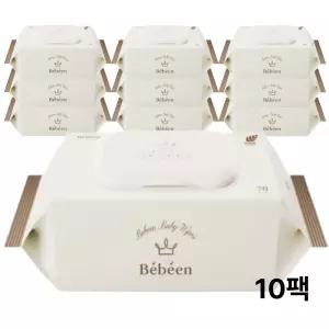 베베앙 물티슈 프리미엄 골드 고평량 캡형 70매 10팩