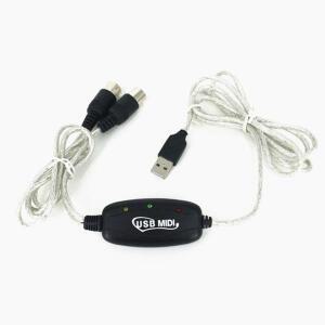 180x2cm USB to Midi 어댑터 케이블 키보드 커넥터 PC 음악 제작용 빠른  데이터 전송 드라이버 없음