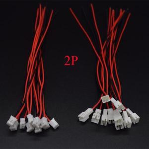 5쌍 미니 마이크로 JST PH 남성 암커넥터 커넥터 전선 포함 2.0 2P 3P 4P 5P 6PIN 100mm