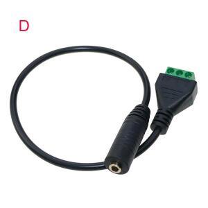 USB 암 미니 Type-C RCA 수-암 나사 고정 단자 스테레오 잭 플러그 커넥터 어댑터 케이블 3.5mm 포스트