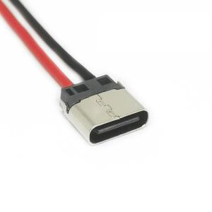 휴대폰 충전용 암 커넥터 케이블 USB C타입 2P 용접 와이어 5개