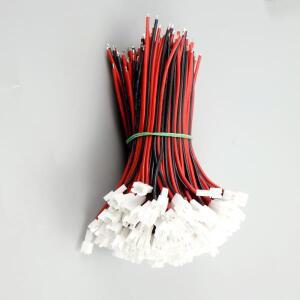 10pcs 22AWG PH 2.0mm 10cm 2P 커넥터 케이블 JST PH2.0 2Pin 어댑터 남성 암커넥터 RC 확장