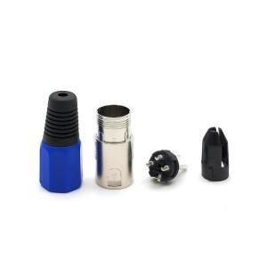 5pcs XLR 커넥터 3핀 남성 여성 마이크 오디오 케이블 어댑터