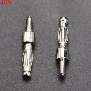 10개 수커넥터 지그 4mm 바나나 나사형 M3/M4 스레드 압력봉 헤드 용접 랜턴 고정 액세서리