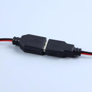 1개 USB 수커넥터/암커넥터 4mm 바나나 플러그  리드 암커넥터 충전 케이블 소켓 연결 전도성 와이어