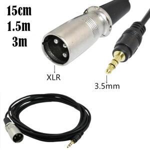3.5mm 제이크 스테레오 수커넥터 커넥터 케이블-마이크 XLR 오디오 3핀 잭 스피커 HDTV DVD 15cm/1.5m/3m