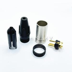 NEUTRIK XLR 마이크 남성 여성 헤드 NC3MXX 금도금 3 코어 밸런스드 플러그 컬러 링 용 60pcs