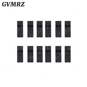 100pcs 듀폰 플라스틱 쉘 플러그 2.54mm 단일 행 커넥터 1P/2P/3P/4P/5P/6P/7P/8P/9P/10P 하우징