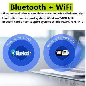 600Mbps USB 와이파이 블루투스 어댑터 2in1 동글 듀얼 밴드 PC 용 무선 네트워크 카드