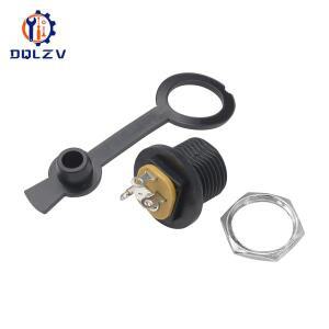 DC-021 DC 전원 암커넥터  커넥터 3핀 패널 마운트 잭 플러그 어댑터 5.5x2.5mm