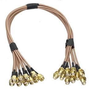 10pcs RG316 케이블 SMA 수커넥터-SMA 암커넥터  커넥터 라디오 안테나 용 RF 점퍼 점퍼케이블 4인치 ~ 5m