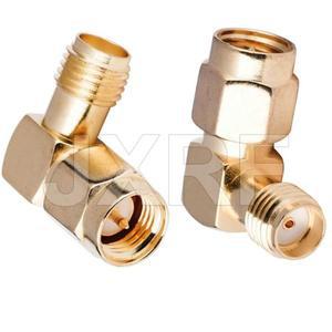 2pcss SMA 수 암 RP 직선형 우측 anlge 135 도 T  어댑터 와이파이 안테나/FPV 드론/Extensi