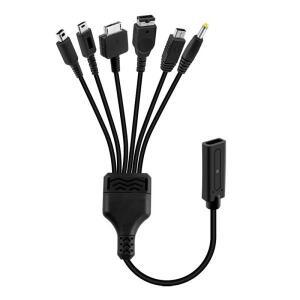 닌텐도 호환 NDS 라이트 3DSLL용 USB C PD 충전 케이블 타입 전원  변환 스플리터 PSV 1000 PSP Wii 호환 U