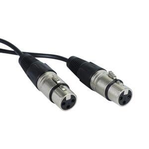 1pcss  XLR 수커넥터 2 여성  잭 마이크 오디오 케이블 어댑터 1.5ft 0.5m