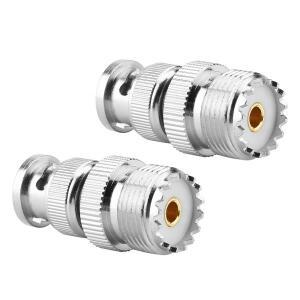 UHF SO239 PL259 암형 BNC 플러그 - RF 동축 어댑터 케이블 연결