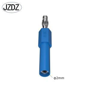 5pcs 4mm 바나나 플러그 끝 2mm 여성 소켓 니켈 도금 케이블 와이어 어댑터 전기 커넥터 J.20012