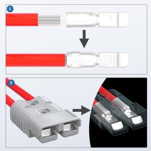 배터리 원터치 연결/분리 커넥터 175Amp 12V 플러그 키트 2-4 게이지 분리 단자