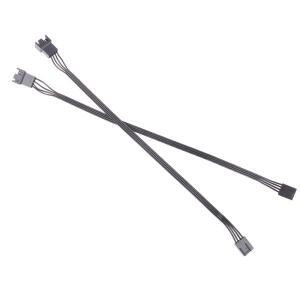 4핀 PWM CPU 팬 전선 커넥터 어댑터 컴퓨터 확장 전원 케이블 교체용 24AWG