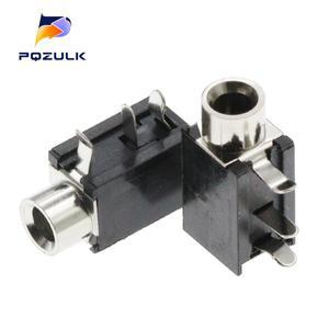 PJ-316 헤드폰 소켓 DIP 오디오 금속 플러그 커넥터 3.5mm 3핀 10개