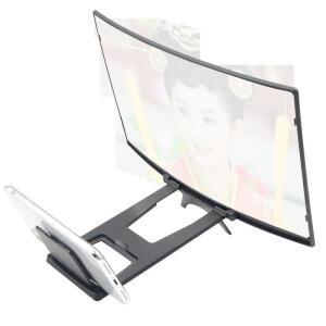12인치 3D 핸드폰 HD 화면 돋보기 스마트폰용 범용 접이식 곡선 확대 필름